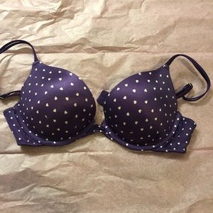 PINK Purple and White Heart Push-Up